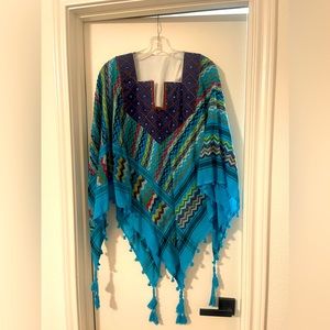 Lebanese Traditional Embroidered Poncho